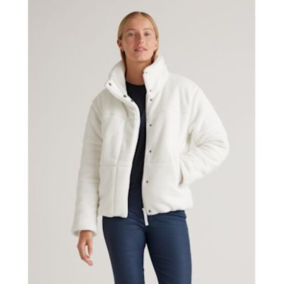 Quince Jackets & Blazers - Quince White Women's Jacket